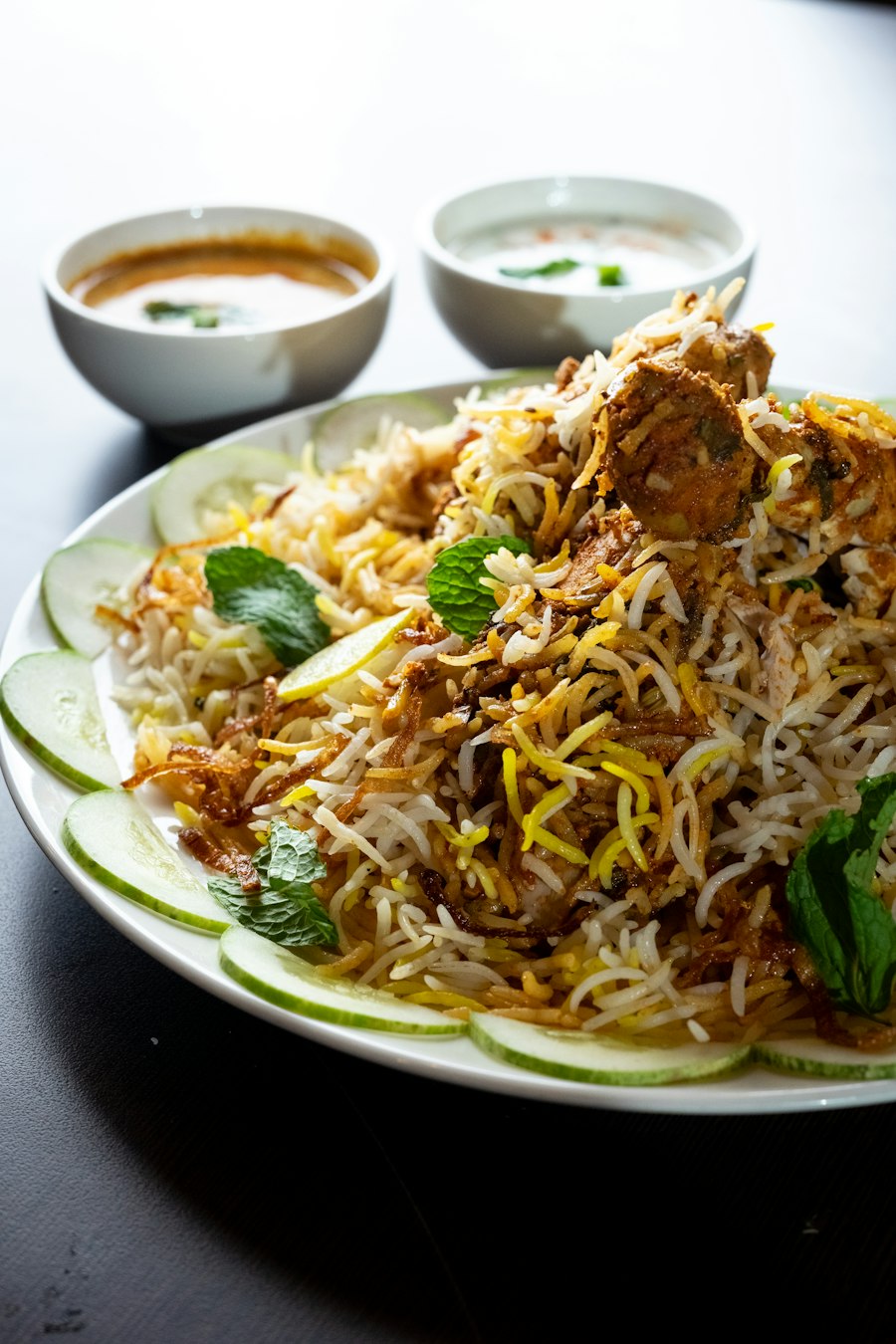 Biryani on a platter